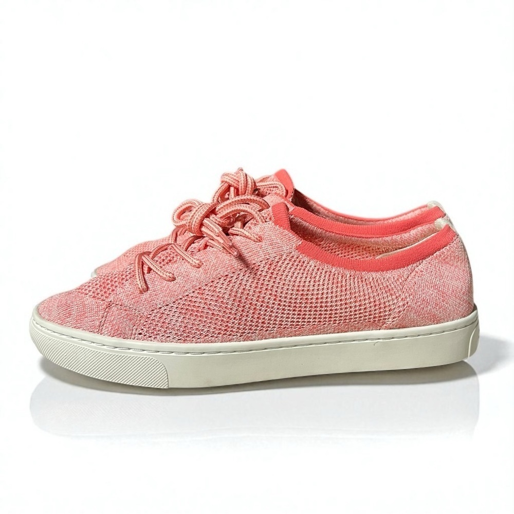 🌻NEW NWOT Soludos Coral Confetti Ashore Mesh Sneakers Women's Size 10